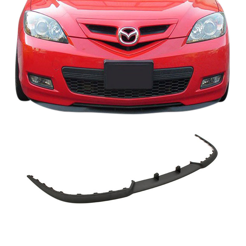 Cup Spoiler Lippe + CLIP SET Frontspoiler Stoßstange Frontschürze für Mazda 3