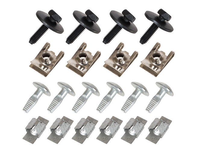 Unterfahrschutz Motor Befestigung Clips Set für Peugeot 1007 05-09 / 207 07-13
