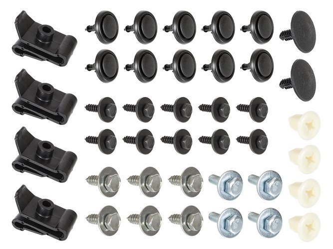 Unterfahrschutz Motor Befestigung Clips Set für Toyota Avensis T25 2003-2009