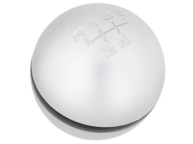 Schaltknauf Knauf in Silber 5-Gang für Alfa Romeo Giulietta 2010-