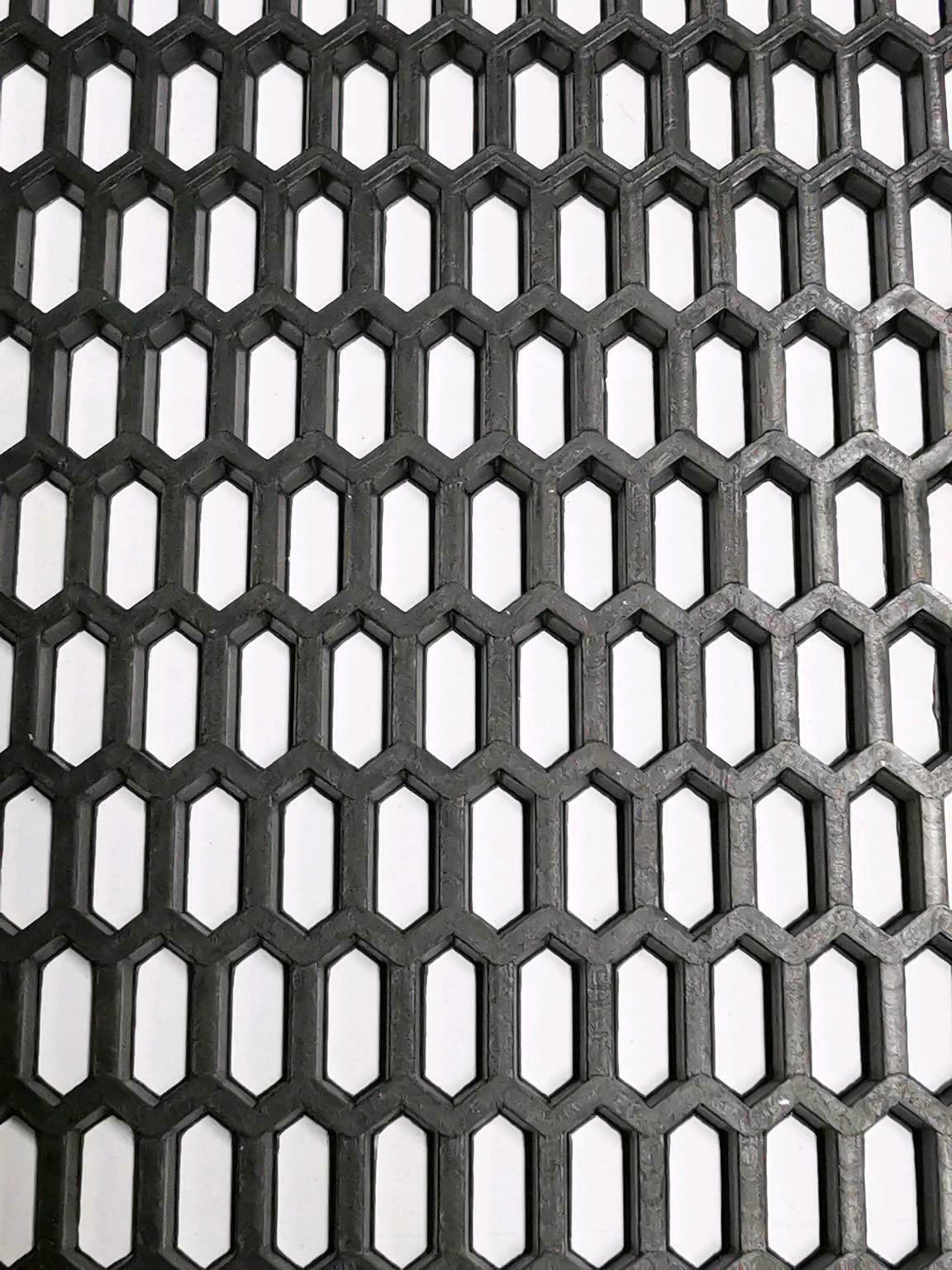 Universal Renn Race Waben Gitter Schwarz Stoßstange Frontschürze Version 2