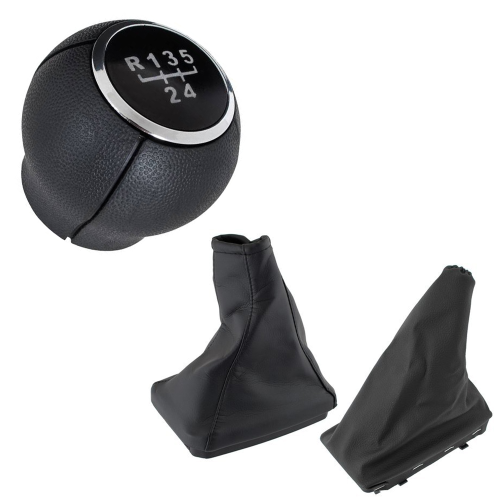 Schaltknauf 5-Gang Schaltmanschette Rahmen Handbremse für Opel Corsa C 2000-2012