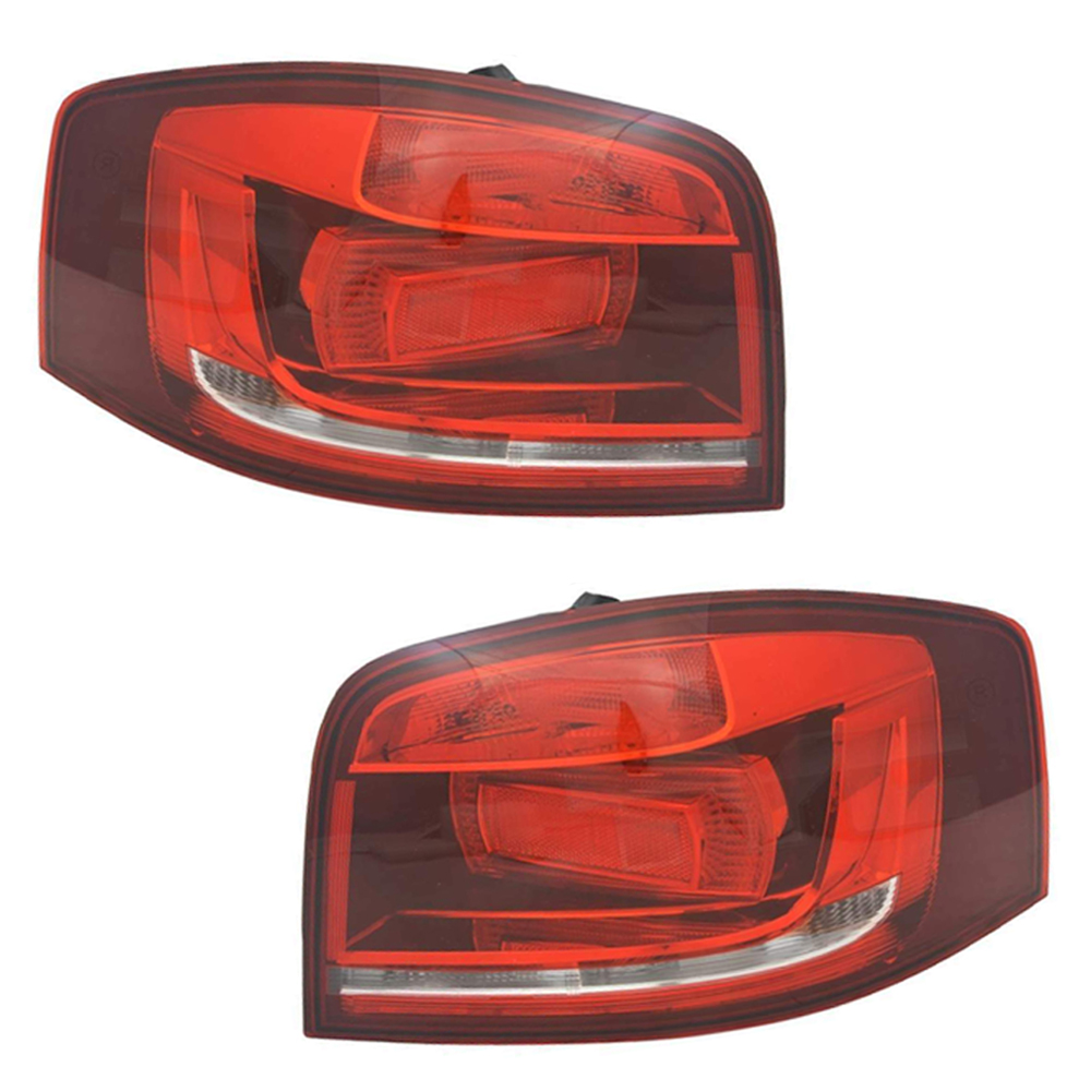 Facelift Nachrüst- Rückleuchten SET für Audi A3 S3 8P ab 2003- 'Kirschrot'