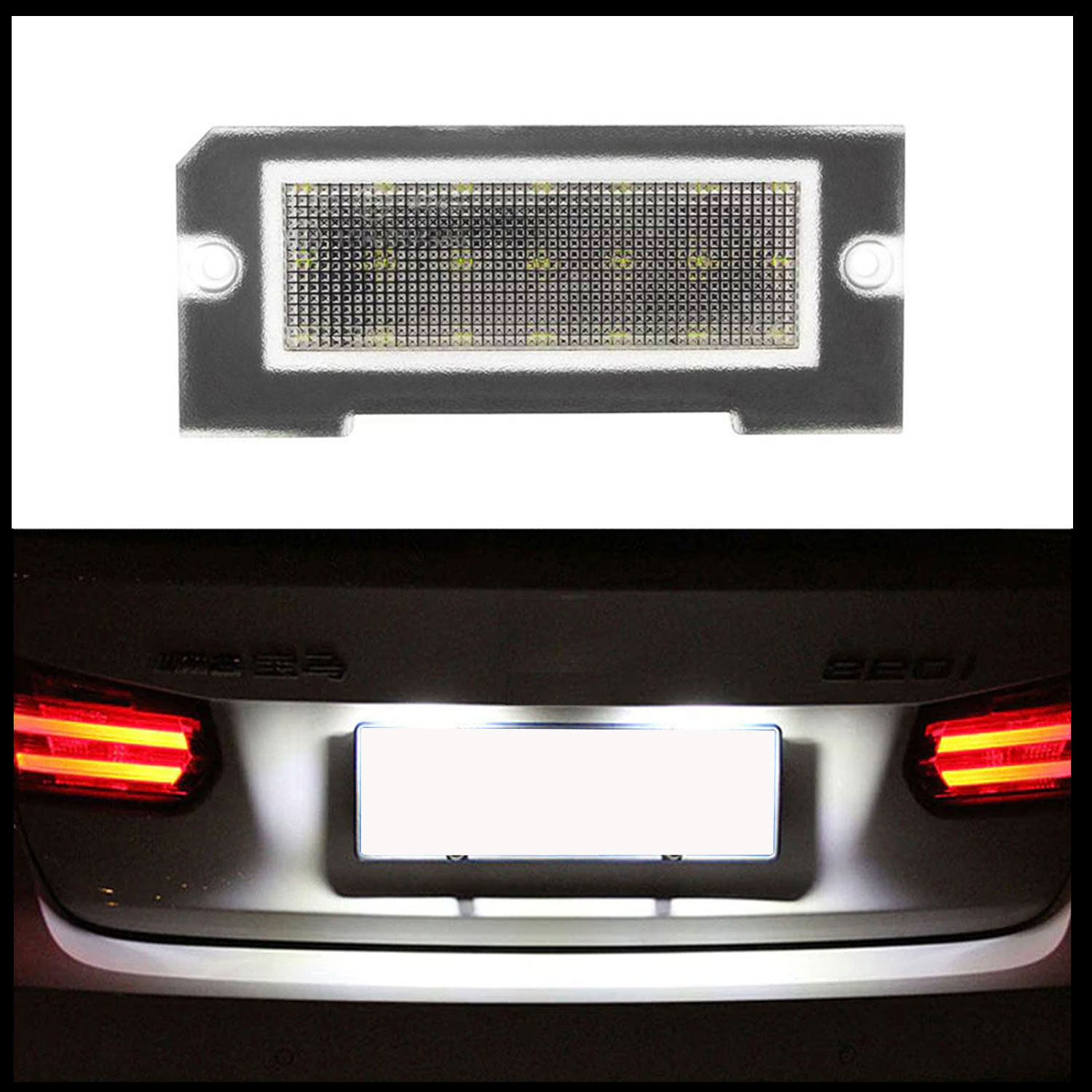 2x LED SMD Kennzeichenbeleuchtung für Land Rover Freelander 98-06
