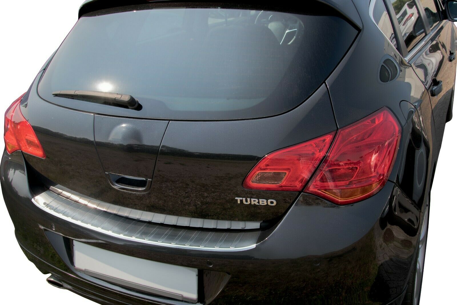 MIT ABKANTUNG LADEKANTENSCHUTZ MATT für Opel Astra J Schrägheck ab 2010-2015