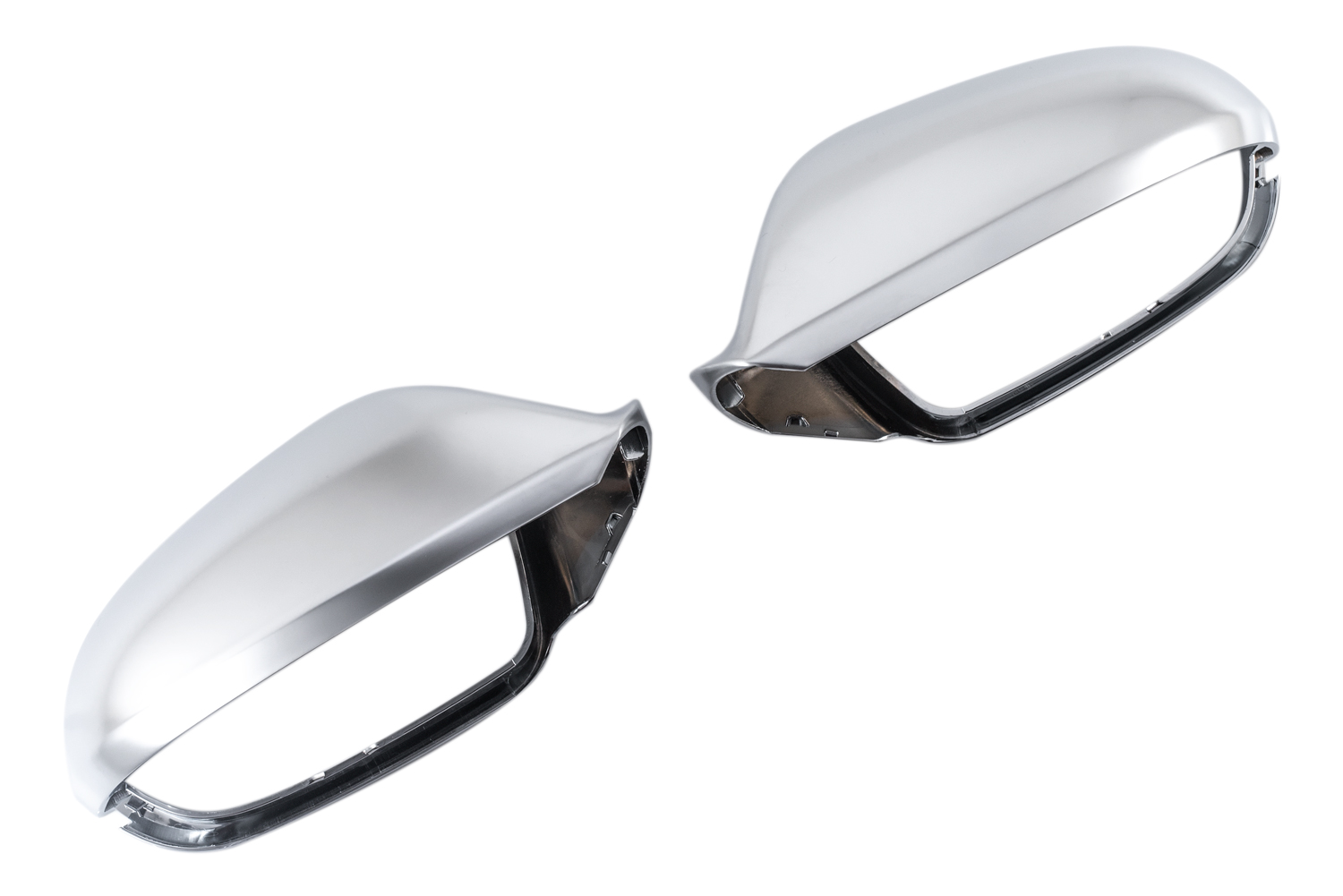 Alu Matt Spiegelgehäuse Spiegelkappen Spiegel Kappe für Audi A6 4G C7 2011-2015