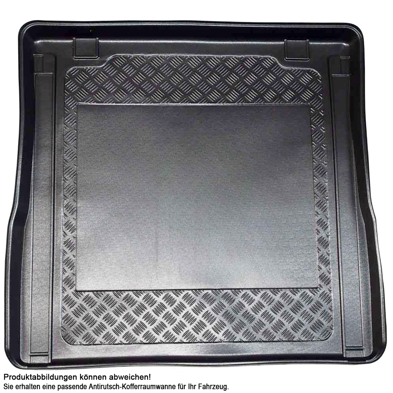 Original TFS passgenaue Kofferraumwanne mit Antirutsch Fläche Schutz Matte Wanne Kofferraum Made in Germany für Opel Zafira Life ab 2019- / hinter der 2. Sitzreihe