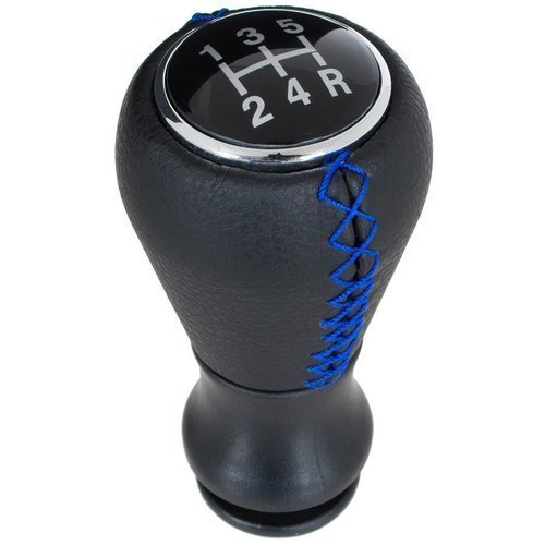 Schaltknauf Knauf 5-Gang Naht Blau für Citroen C2 C3 I II III Picasso C4 C5 C8