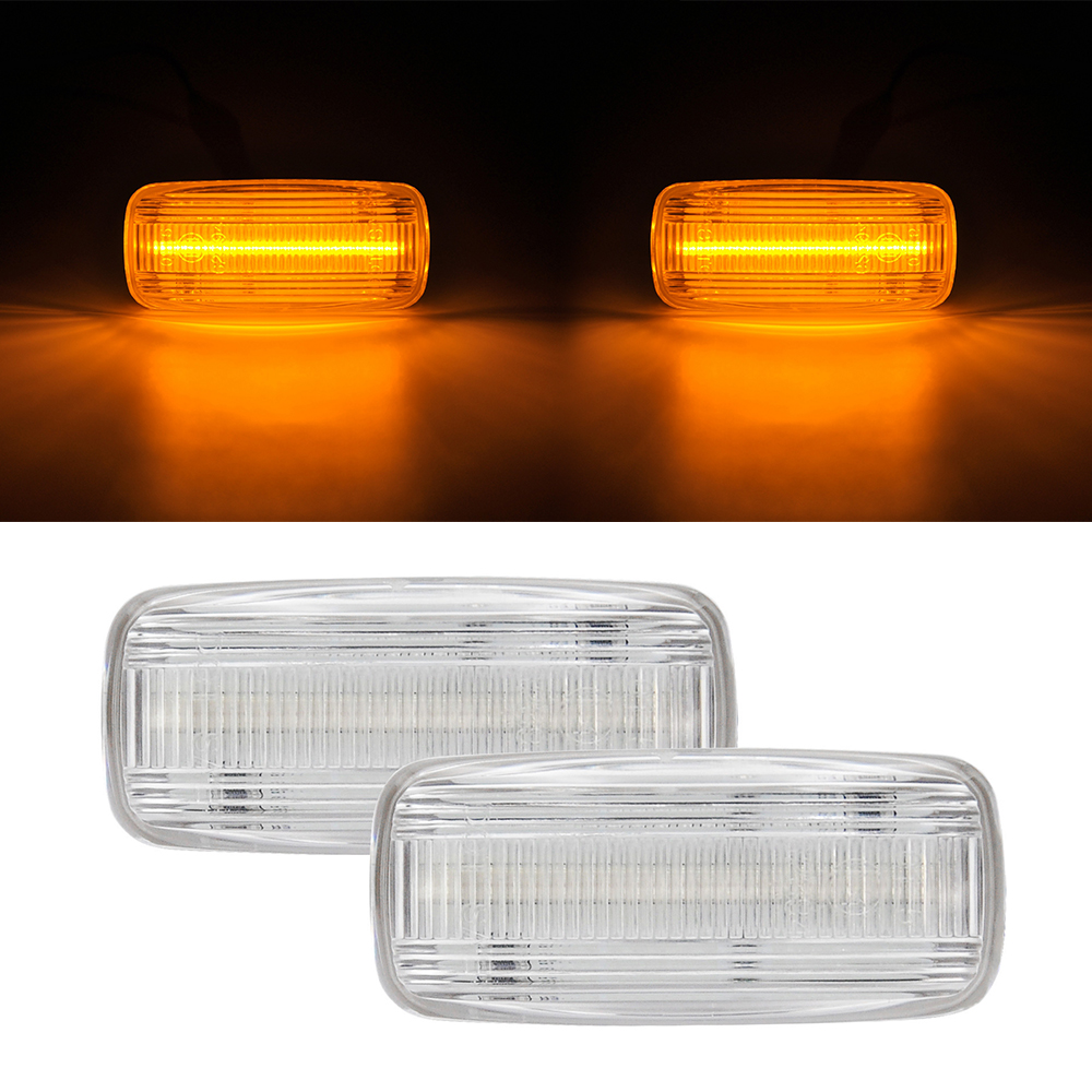2x LED Seitenblinker Blinker in Weiss SET für Audi A2 A3 8L A4 B5 A6 4B A8 4D TT 8N