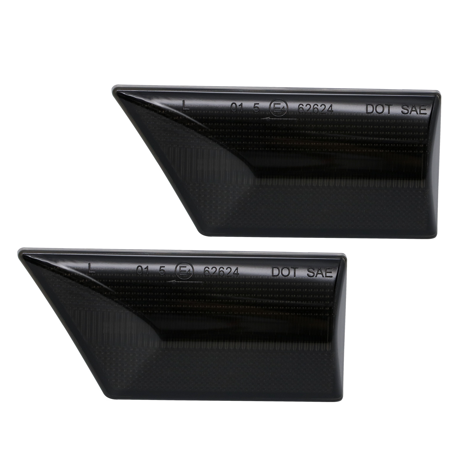 2x LED Seitenblinker Blinker in Schwarz Smoke SET für Opel Vectra C 02-09 / Signum 03-08