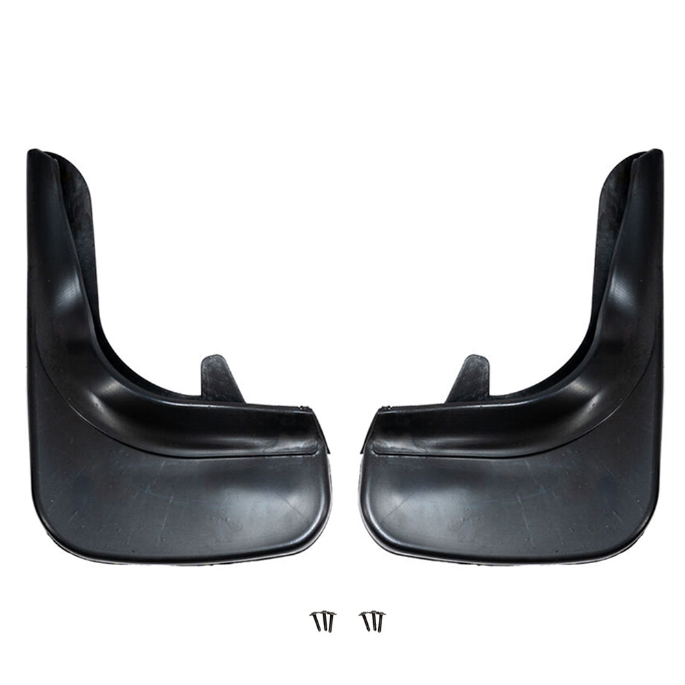 2x Universal Schmutzfänger Set Schwarz Gummi Passform für HINTEN