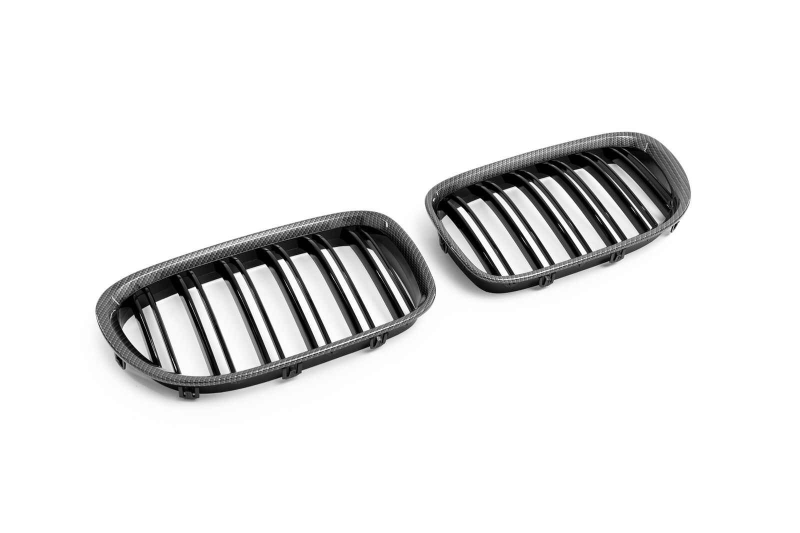 Kühlergrill Sportgrill Grill Gitter im Carbon Look für BMW 7er F01 F02 F03 F04 ab 2008-2015