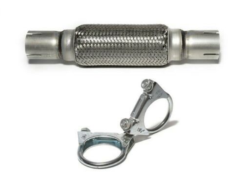 Universal Flexrohr Flexstück Hosenrohr Auspuff Rohr 45x200/310mm + 2 Schellen