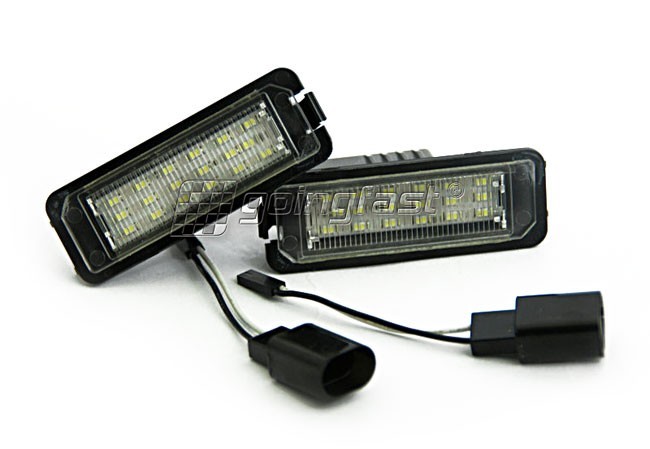 2x LED PREMIUM Kennzeichenbeleuchtung SMD für VW Golf 4 IV 5 V Lupo Beetle 1C Phaeton EOS Passat 3C CC EOS Polo 9N