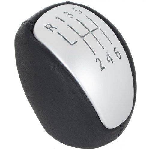 Schaltknauf Knauf 6-Gang Silber Schwarz 328650008R für Renault Laguna III ab 2007-2015