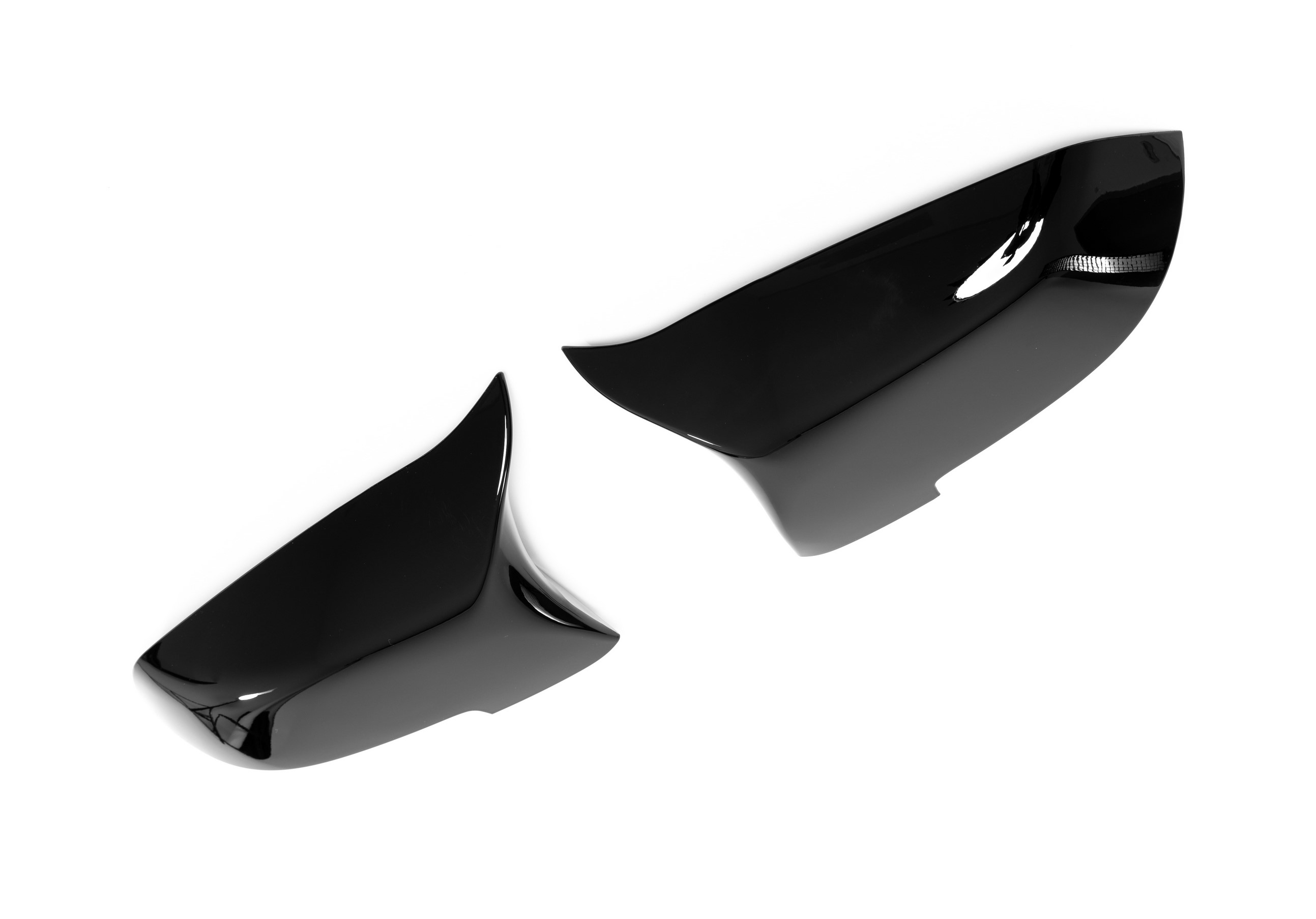 Spiegelkappen Spiegelgehäuse Spiegel Gehäuse Schwarz Glanz für BMW 5er F07 / F10 / F11