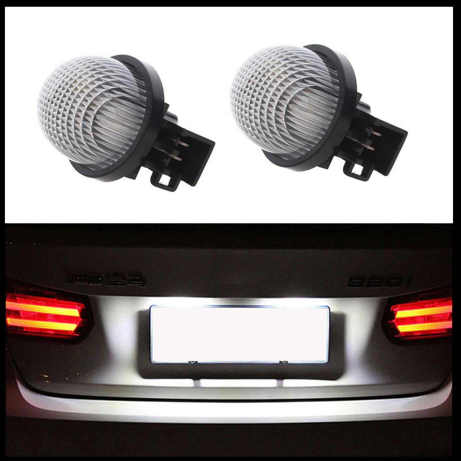 2x LED PREMIUM Kennzeichenbeleuchtung SMD für Suzuki Grand Vitara I Swift III Vitara Wagon R+ Alto Carry