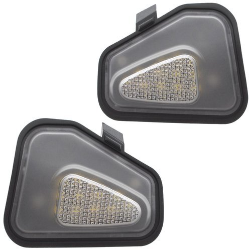 2x LED PREMIUM Umfeldbeleuchtung Spiegel Leuchten SMD für VW Eos CC Passat B7 Scirocco III