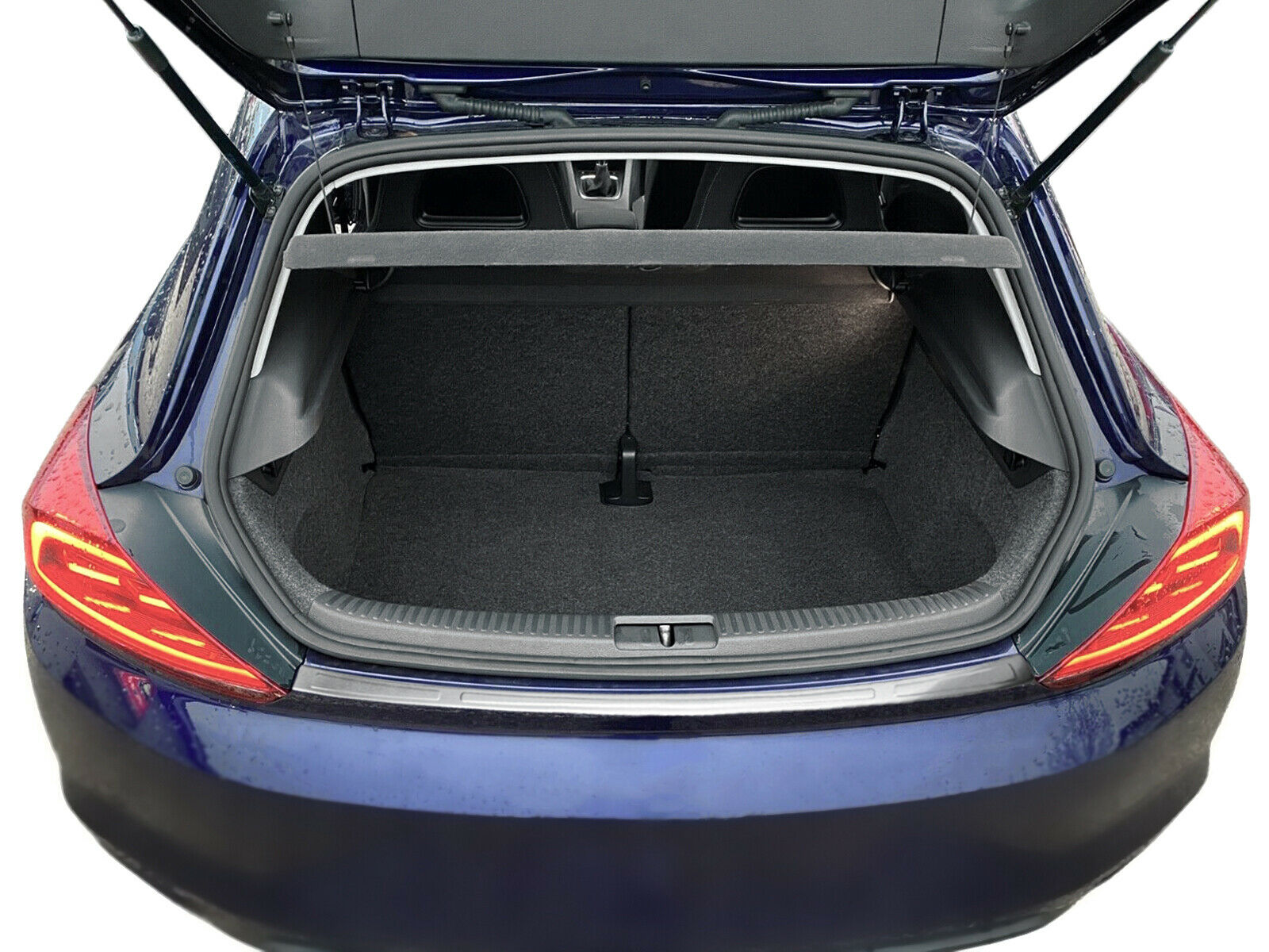 MATT Edelstahl Ladekantenschutz Stoßstange Schutz Abdeckung für VW Scirocco III Facelift ab 2014-