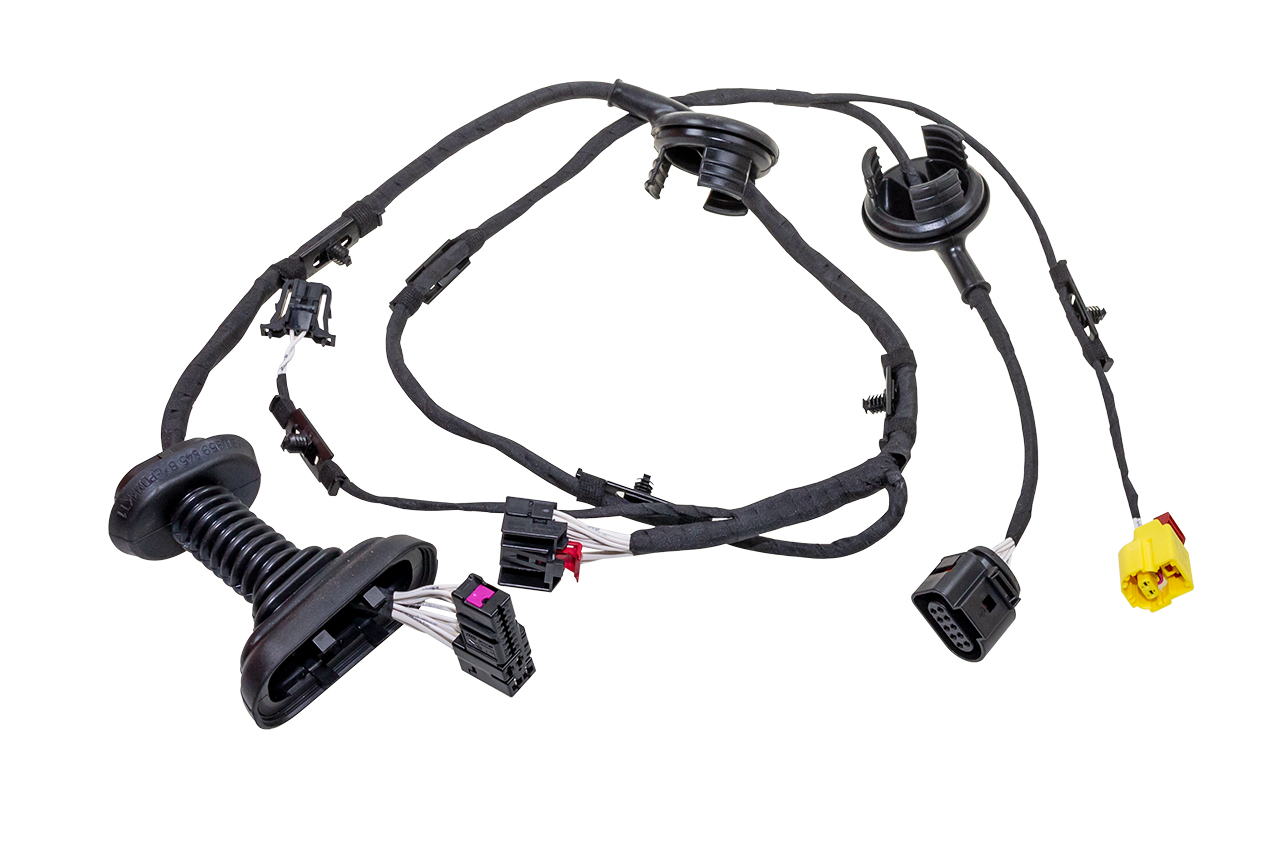 Original Kufatec Kabelsatz Kabelbaum Adapter Kabel Tür Fahrertür für Audi A3 8P Sportback (4 Türer) wie OEM 8P4971029M