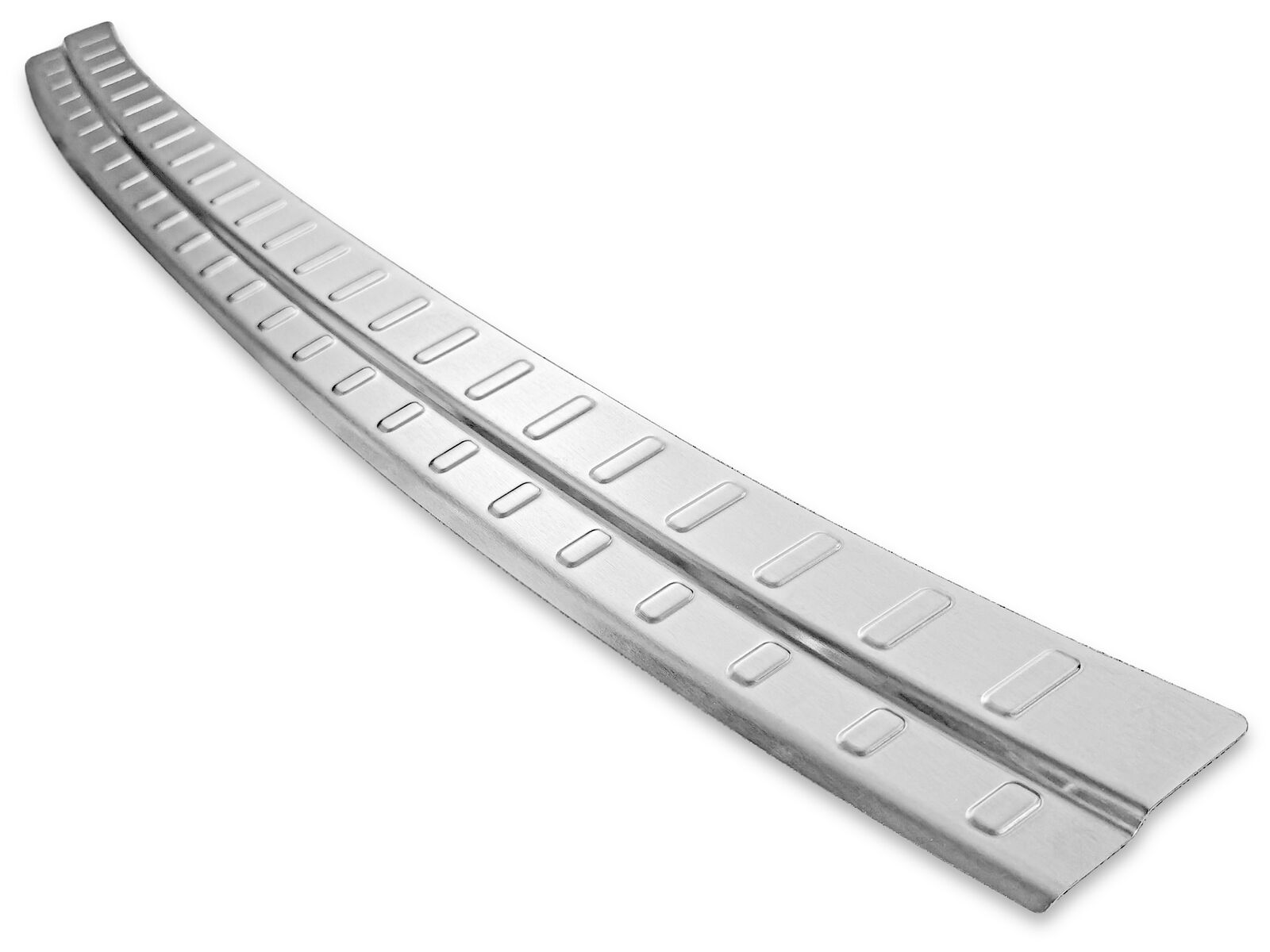 MATT Edelstahl Ladekantenschutz Stoßstange Schutz Abdeckung für Audi Q7 II 4M ab 2015-