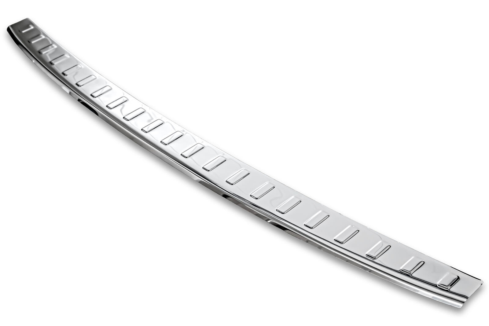 Edelstahl Ladekantenschutz Chrom Stoßstange Schutz Abdeckung mit Abkantung für Kia Sportage IV Typ QL ab 2015-