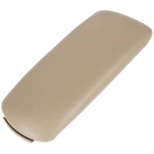 Mittelarmlehne Armlehne Abdeckung / Deckel mit Leder Bezug BEIGE für Audi A4 8E B6 + B7 / Seat Exeo