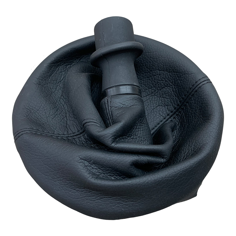 Schaltmanschette Manschette + Rahmen in Schwarz Schaltknauf für VW T5 ab 2003- / T6 ab 2015-