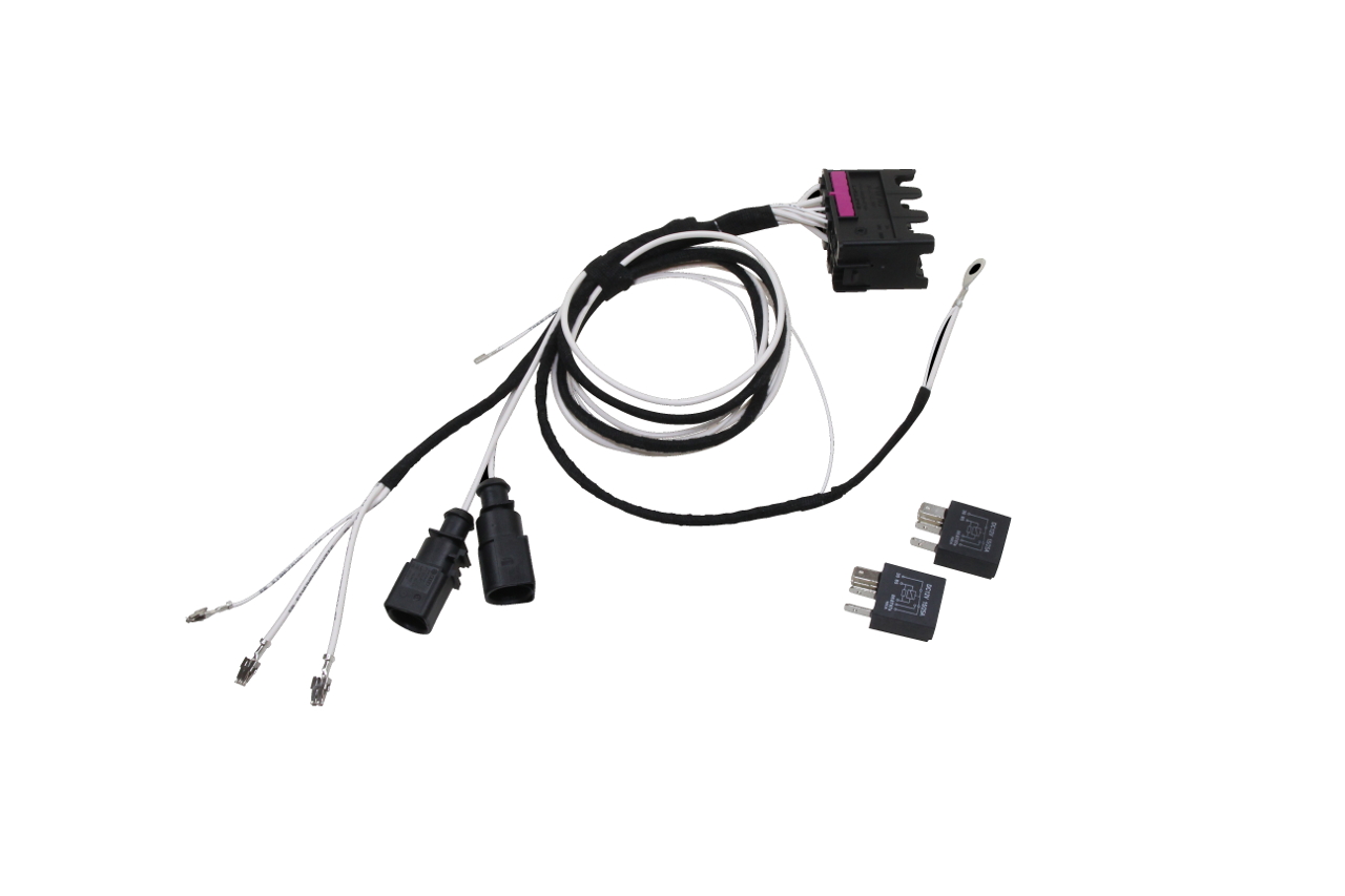 Original Kufatec Kabelsatz Kabelbaum Adapter Kabel beheizbare Frontscheibe für VW Touran 5T