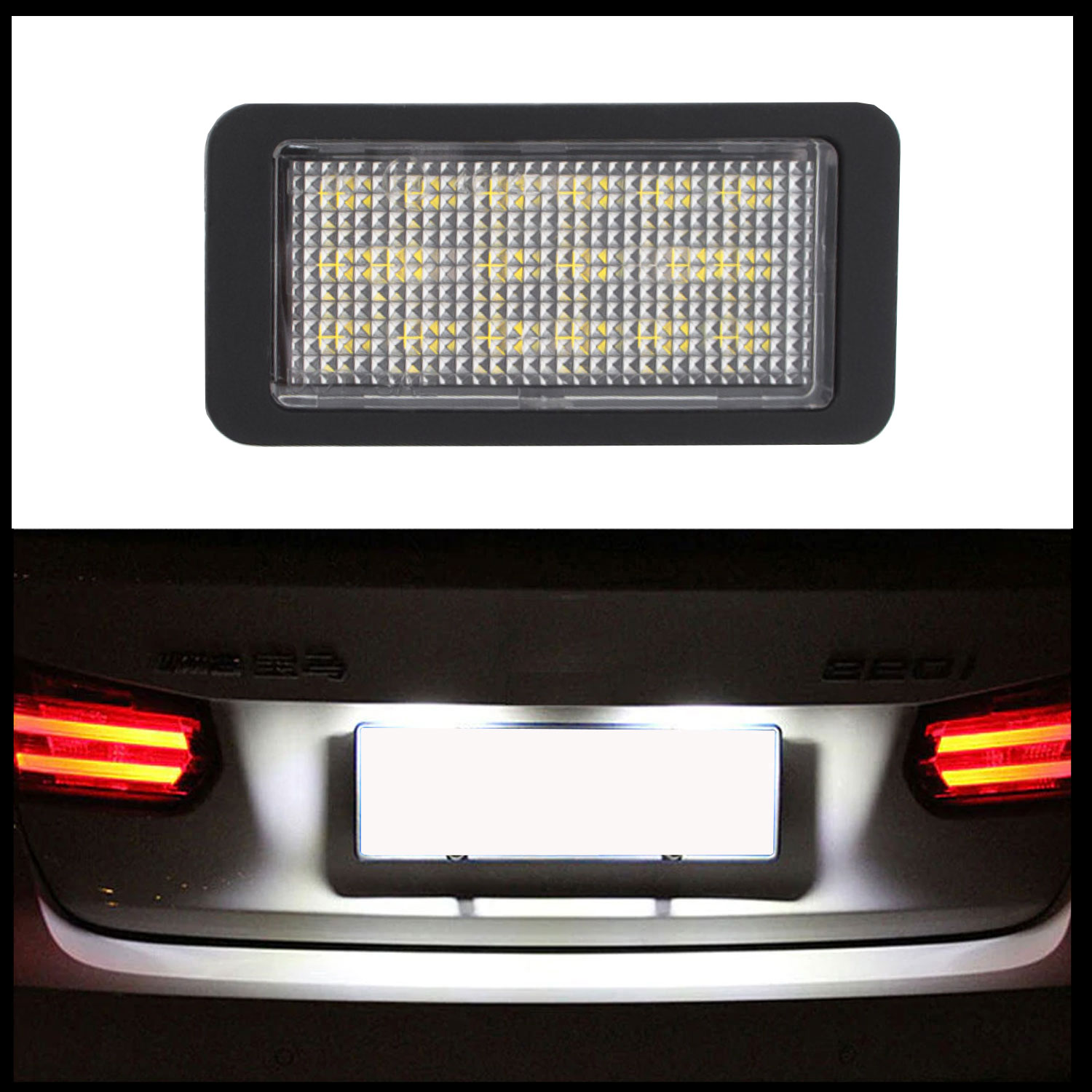 LED PREMIUM Kennzeichenbeleuchtung SMD für VW up / Seat Mii / Skoda Citigo