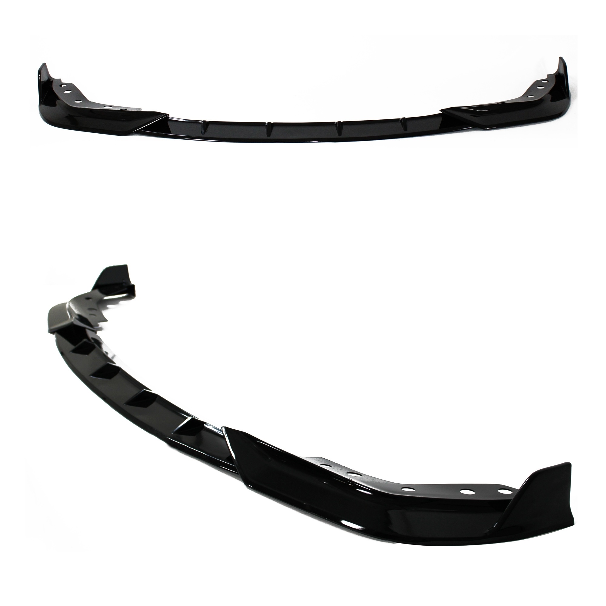 Frontspoiler Spoiler Lippe Stoßstange Schwarz glänzend 3-teilig für BMW 3er G20 ab 2019- (nur für M-Paket)