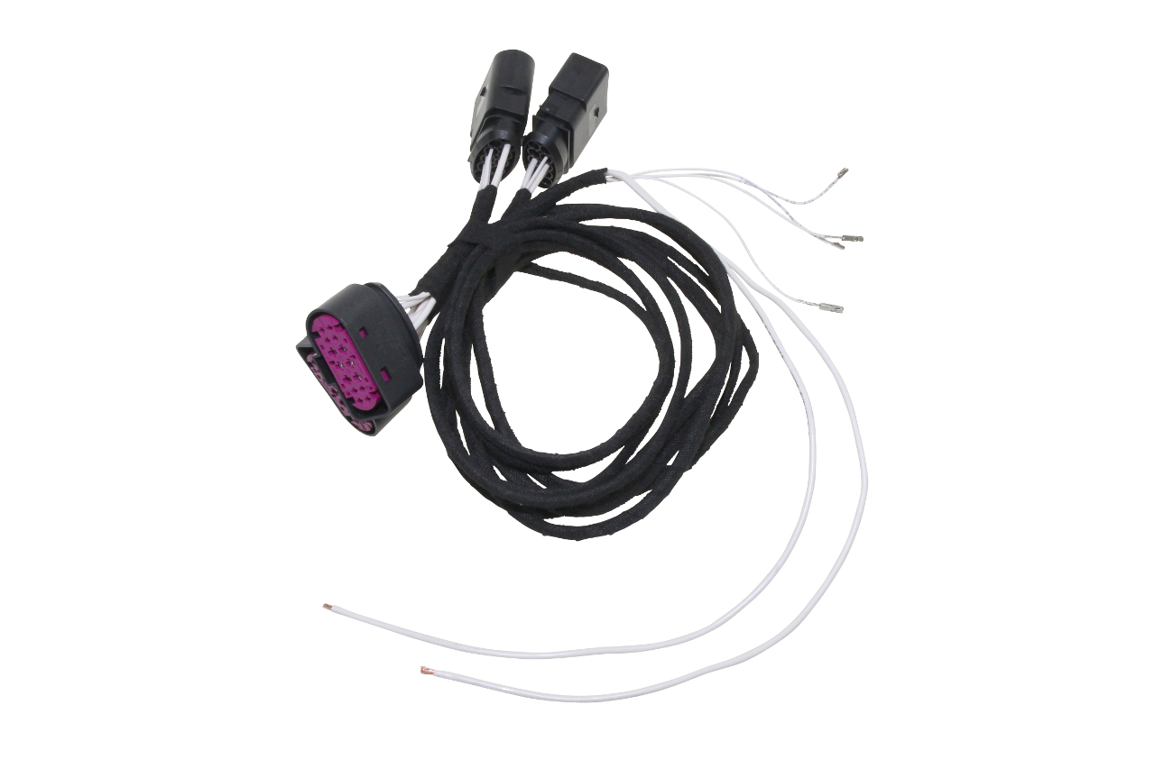 Original Kufatec Adapter Kabel Set zur Nachrüstung von LED Scheinwerfer für VW T6 VI SG ab 2015-2019