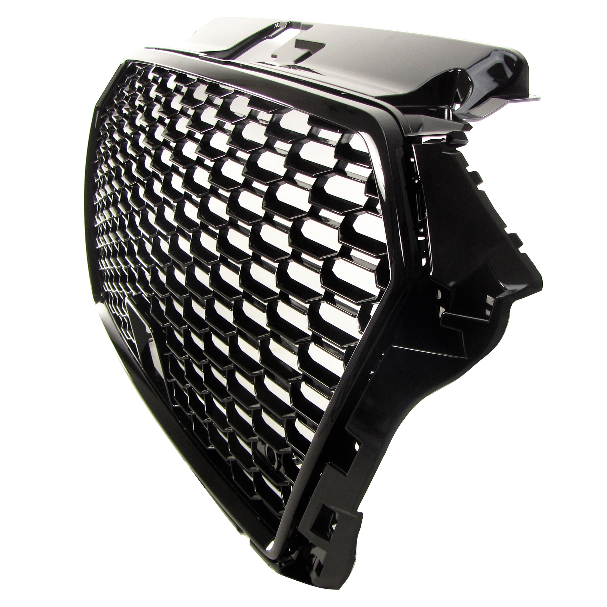 Kühlergrill Sportgrill Wabengrill Grill Schwarz Glanz für Audi A3 8V Facelift ab 2016-
