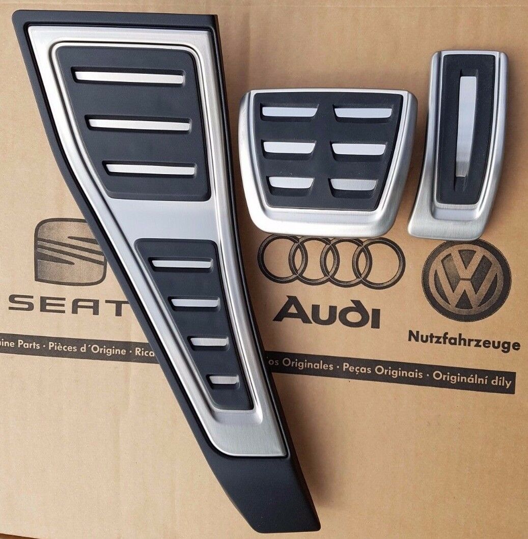 Original Audi Pedale + Fußstütze für Audi A4 8W B9 ab 2015- (RHD = Rechtslenkung)