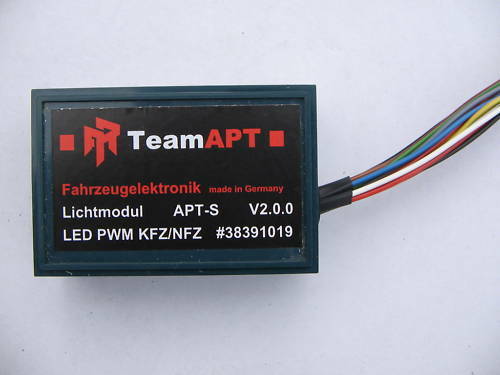 Original TeamAPT Tagfahrleuchten Tagfahrlicht Steuergerät Dimmen Coming Home