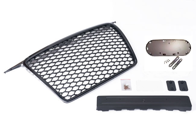 Kühlergrill Sportgrill Waben Grill Schwarz für Audi A3 8P + Sportback 2005-2008