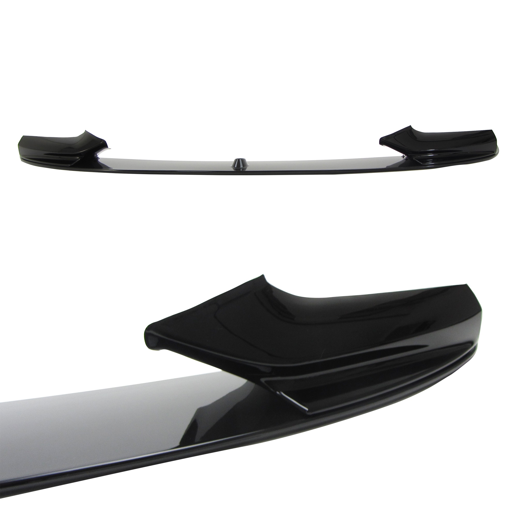 Frontspoiler Spoiler Lippe Stoßstange Schwarz Glanz für BMW 5er F10 10/2010-06.2013 / F11 ab 04/2010- (nur für M-Paket)