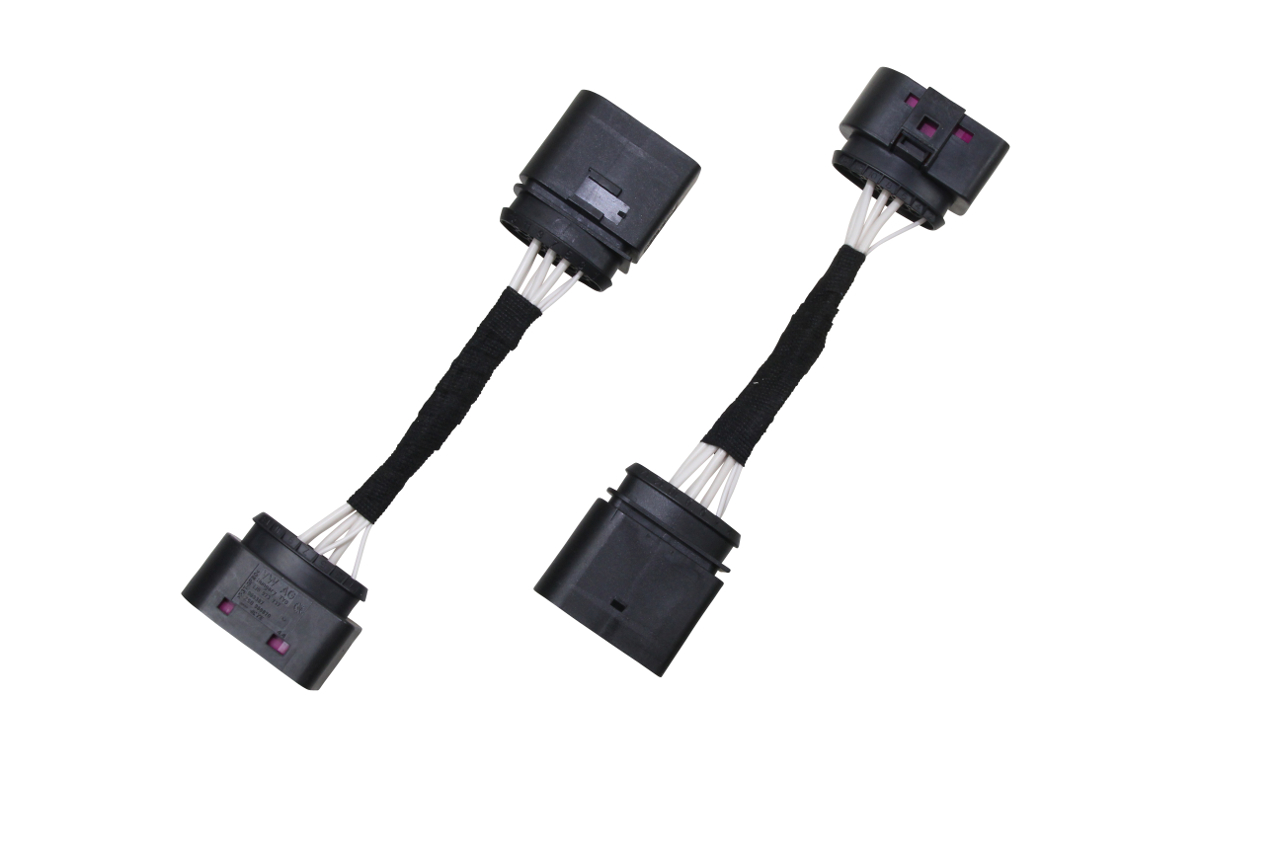 Original Kufatec Adapter Set für den einfachen Austausch der Xenon Scheinwerfer in die günstigeren Halogen Scheinwerfer für VW Amarok 2H