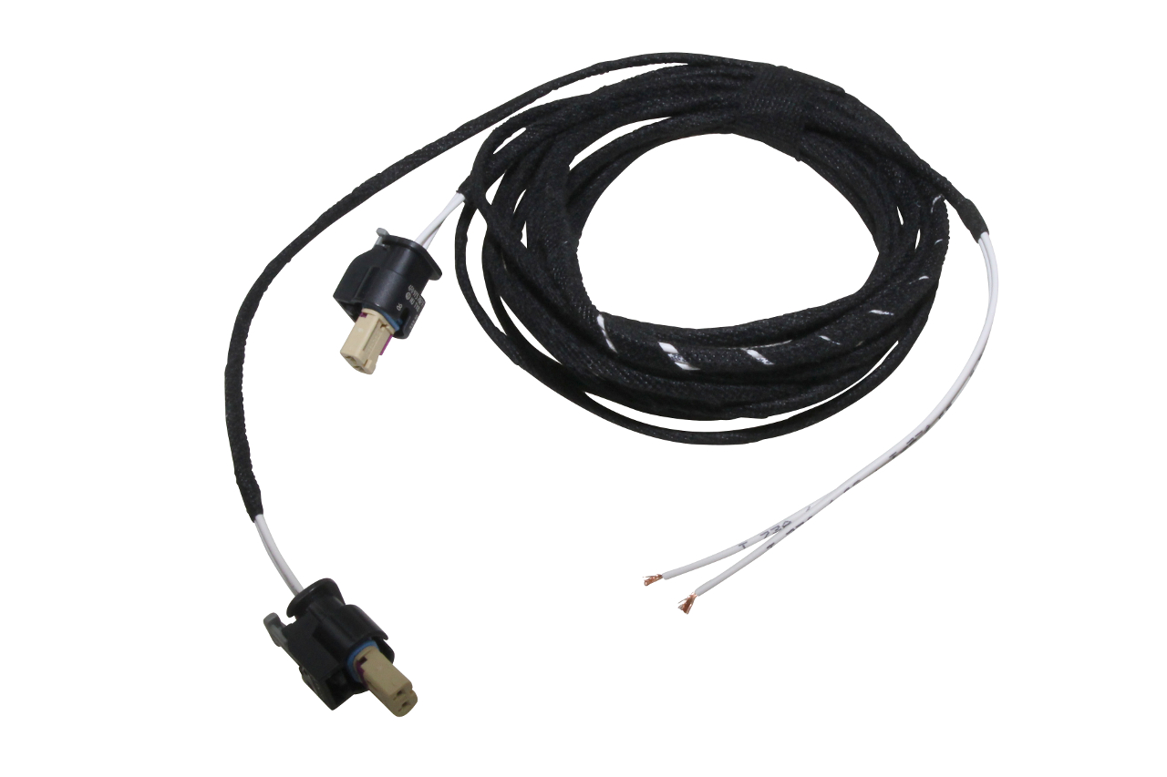 Original Kufatec Adapter Kabel Kabelbaum Nachrüstung Einstiegsleuchten vorne für VW T6 SH ab 2020-