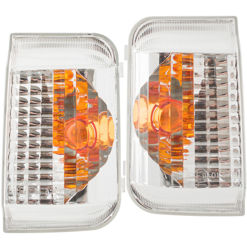 Spiegel Blinker Orange LINKS + RECHTS für Außenspiegel Seitenblinker für Fiat Ducato / Citroen Jumper / Peugeot Boxer 2006-