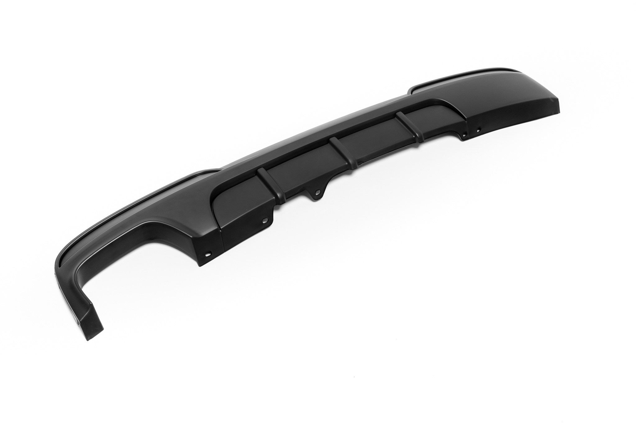 Heckdiffusor Diffusor Stoßstange Hinten Sport Look für BMW 5er F10 F11 ab 2010-2017 mit M-Paket (für Doppel Endrohr Links)