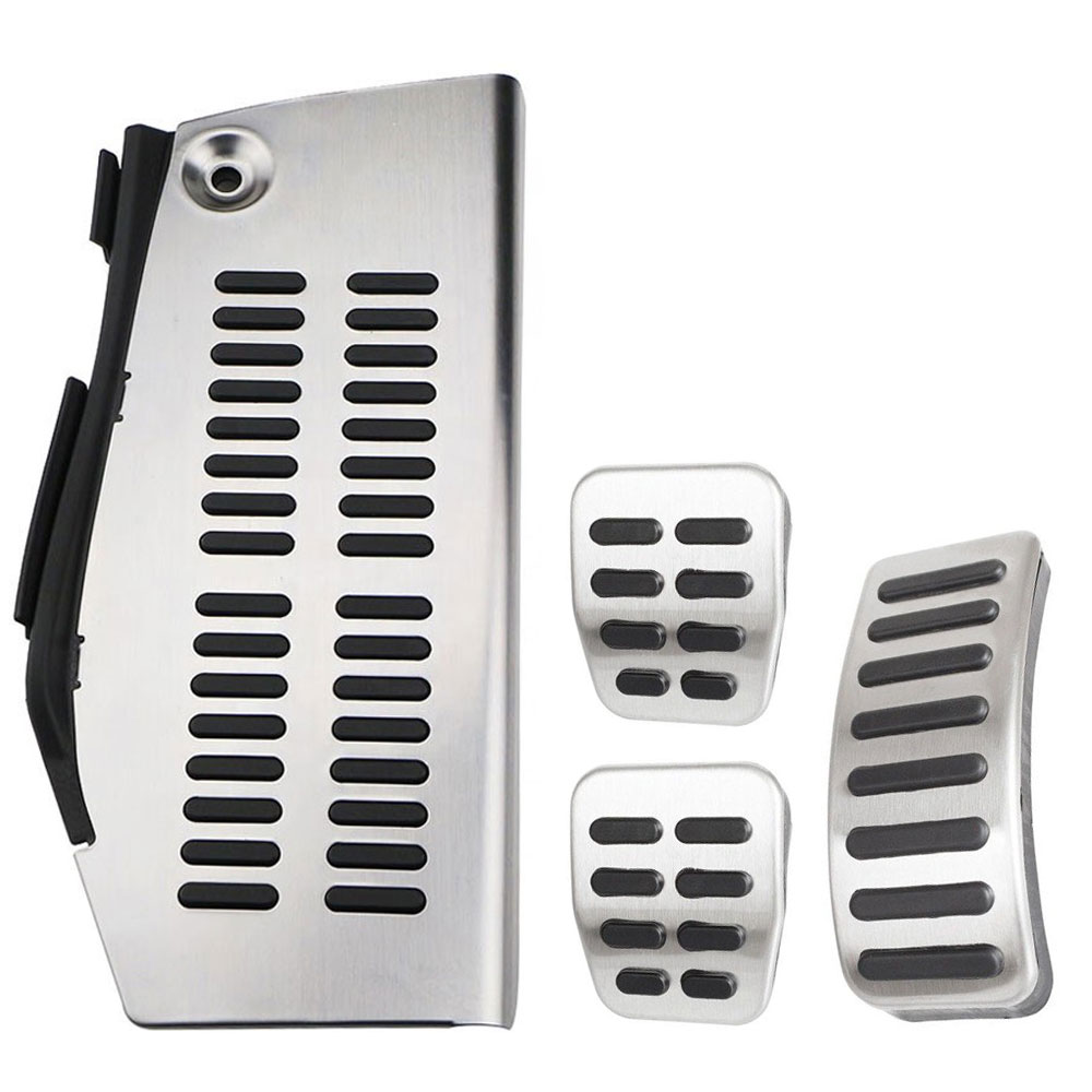 Sport Pedale + Fußstütze (Hand- Schaltung) in Schwarz / Silber für VW Golf 4 IV MK4 Bora New Beetle