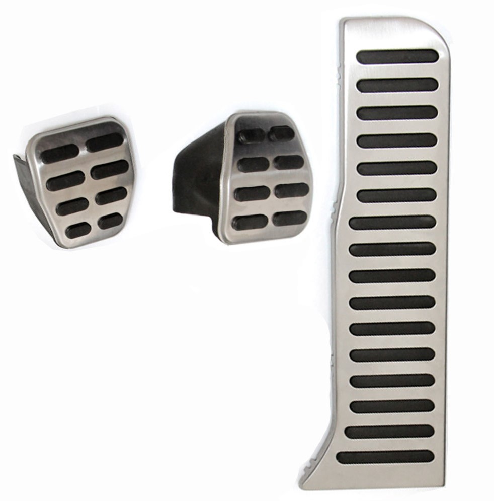 Sport Pedale (Hand- Schaltung) in Schwarz / Silber für VW Passat 3C B6