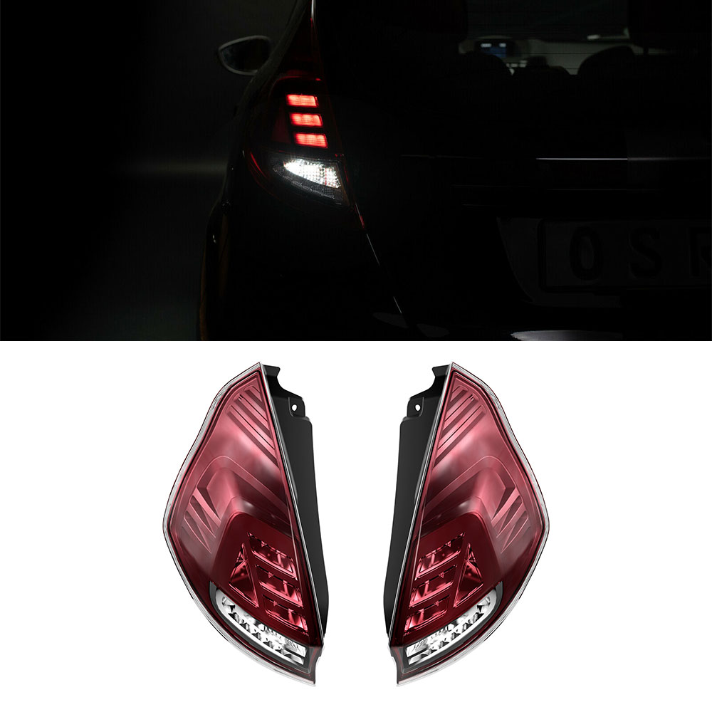 Original Osram LED Rückleuchten Heckleuchten (Dynamische Blinker) LEDriving ® für Ford Fiesta MK7 (2013-2017)