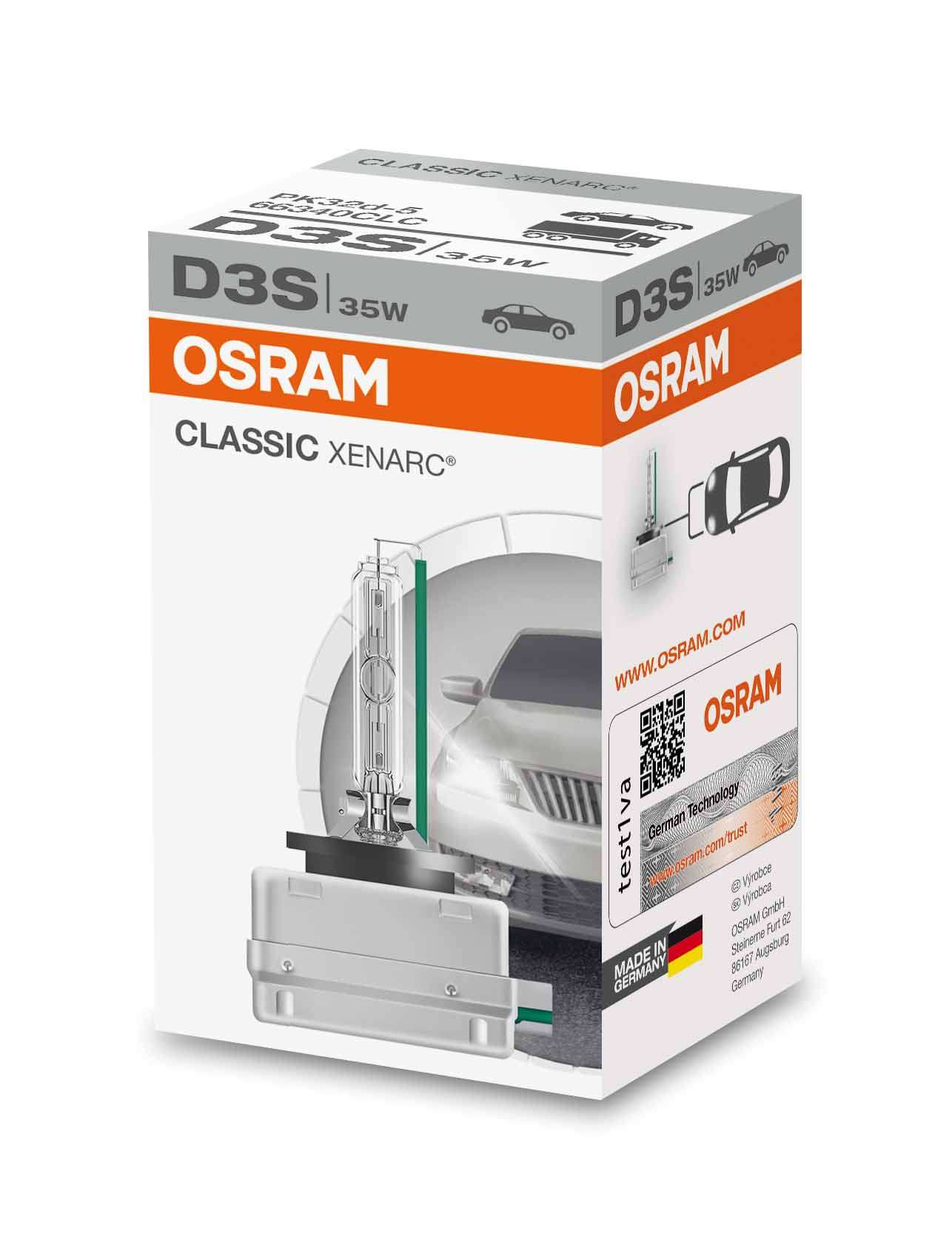 1x Original OSRAM Xenarc Classic D3s 35W Xenon Brenner Lampe Birne Scheinwerfer