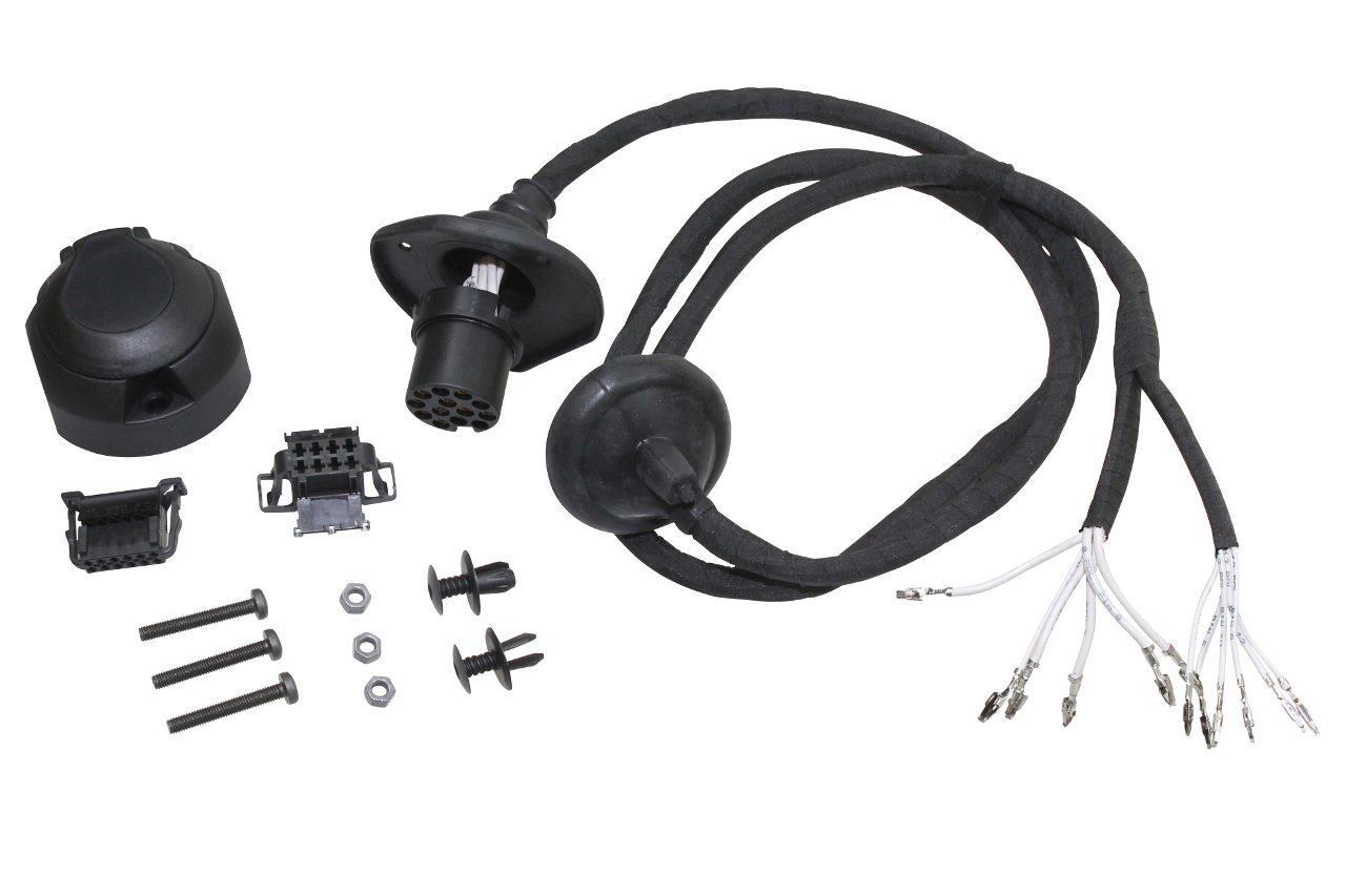 Original Kufatec Adapter Kabel Kabelbaum Anhängerkupplung Steckdose (wenn AHK Vorbereitung vorhanden ist) für VW T6.1 SH ab 2020-