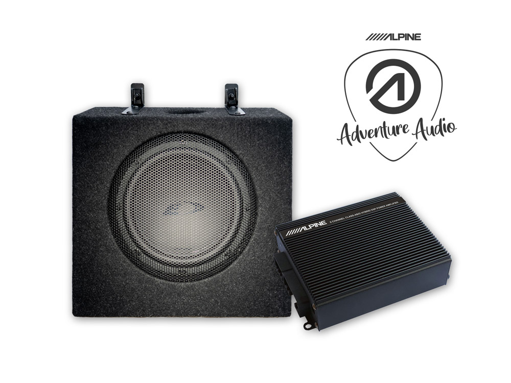 Original Alpine Subwoofer System & 6-Kanal DSP-Verstärker für VW T6.1 SH / T6 SG