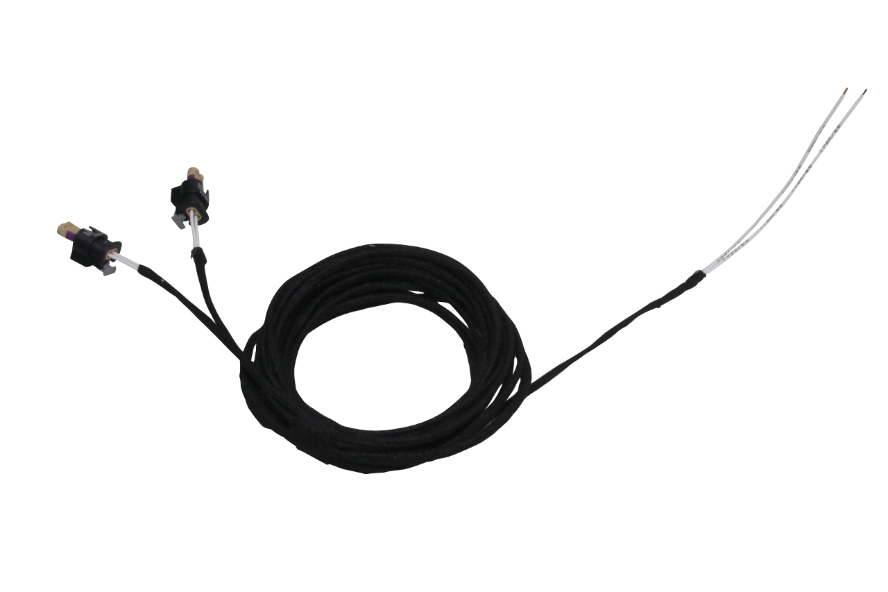 Original Kufatec Kabelsatz Kabelbaum Adapter Kabel Einstiegsleuchten hinten für VW T6 VI SH ab 2020- (2x Schiebetüre vorhanden)