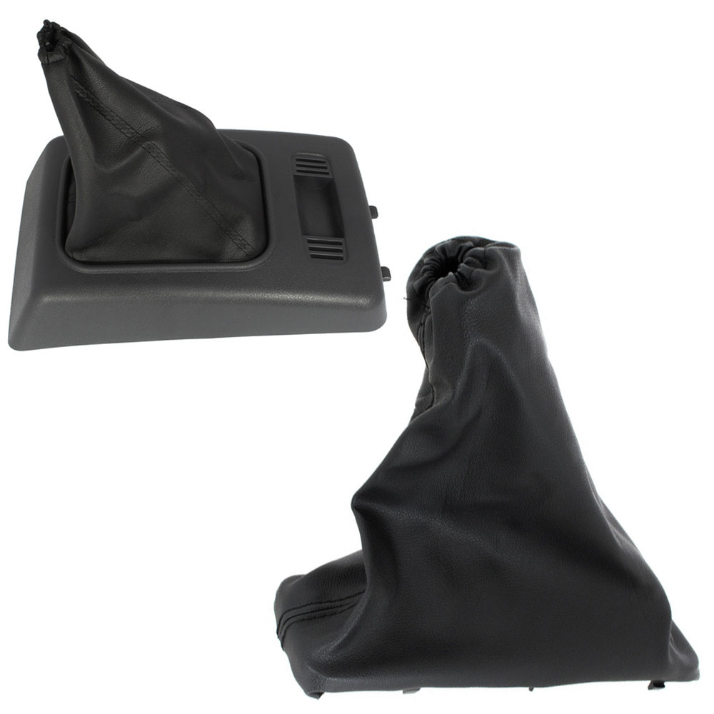 Schaltmanschette Manschette für Schaltknauf + Rahmen + Bezug Handbremse in Schwarz für Ford Transit Connect 2002-2013