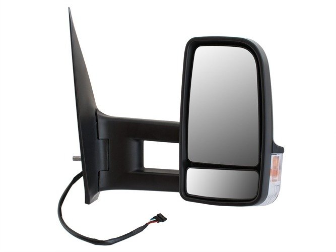 Aussenspiegel Spiegel elektrisch RECHTS LANGER ARM 19cm für Mercedes Sprinter W906 2005- / VW Crafter 2E 2006-